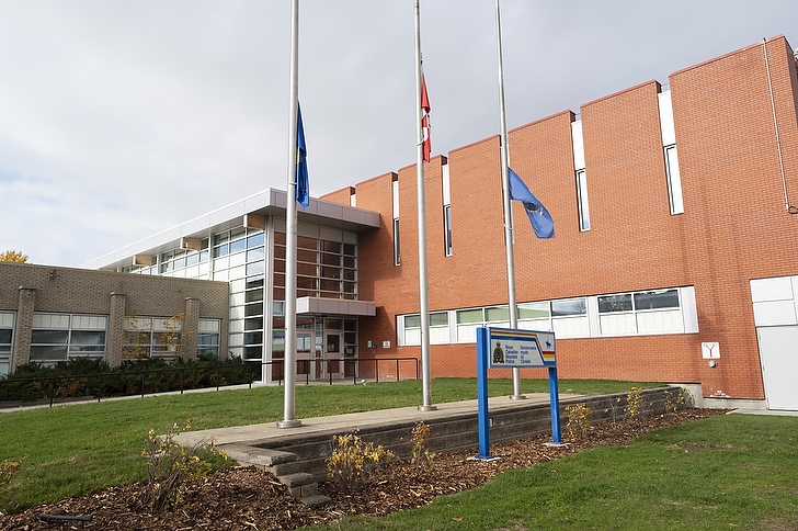 Grande Prairie RCMP headquarters building in Grande Prairie, Alta.