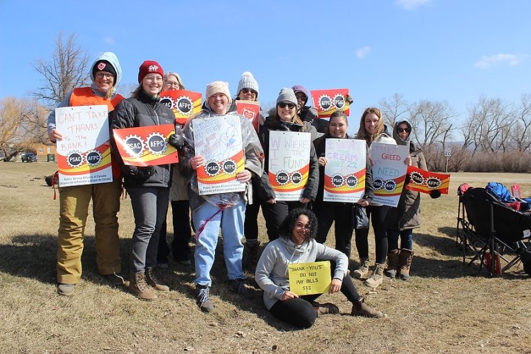 Picket lines in South Peace Town & Country News